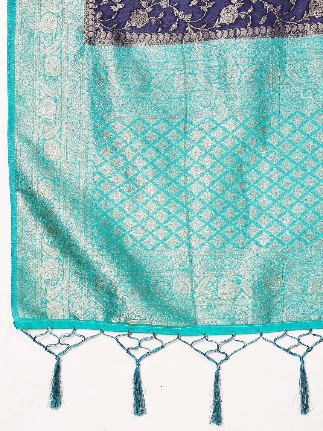 Plain Crepe Saree