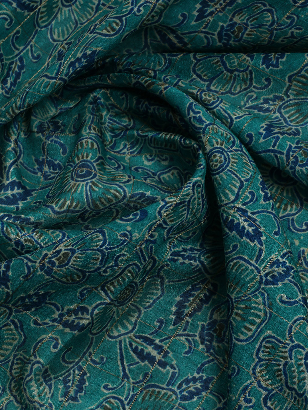 Printed Tussar Saree