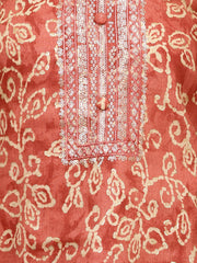 Printed Cotton Unstitched Suit Piece With Dupatta