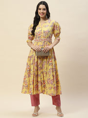 Printed Cotton Anarkali Kurta