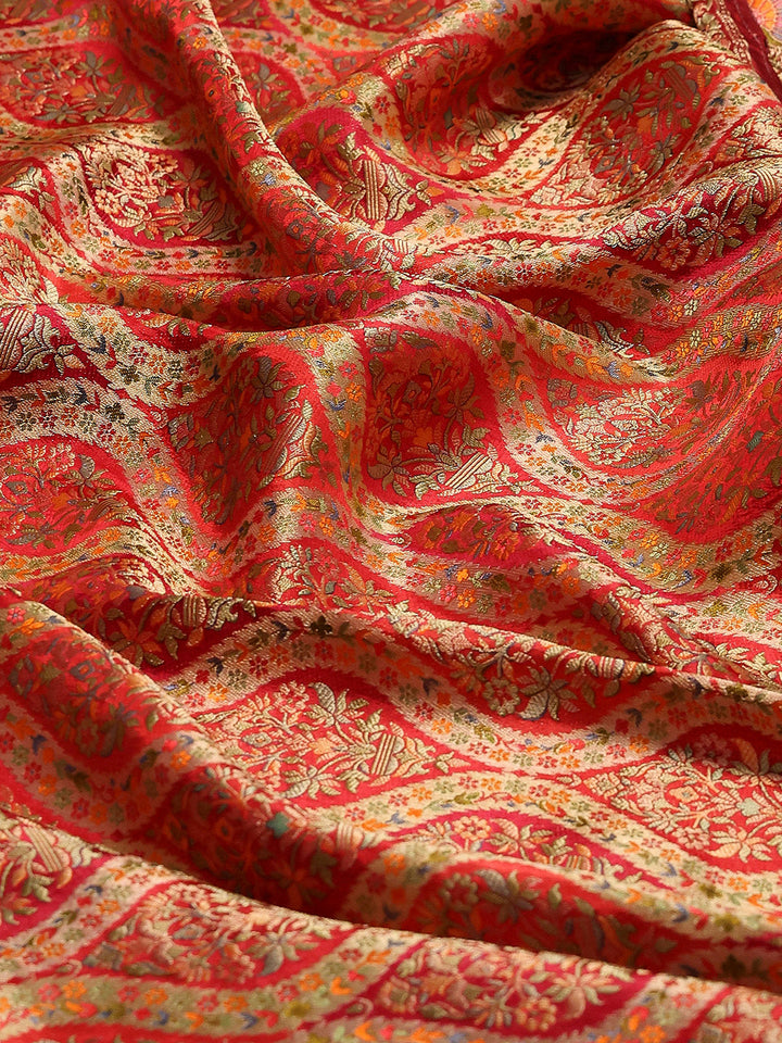 Zari Jaal Georgette Woven Saree
