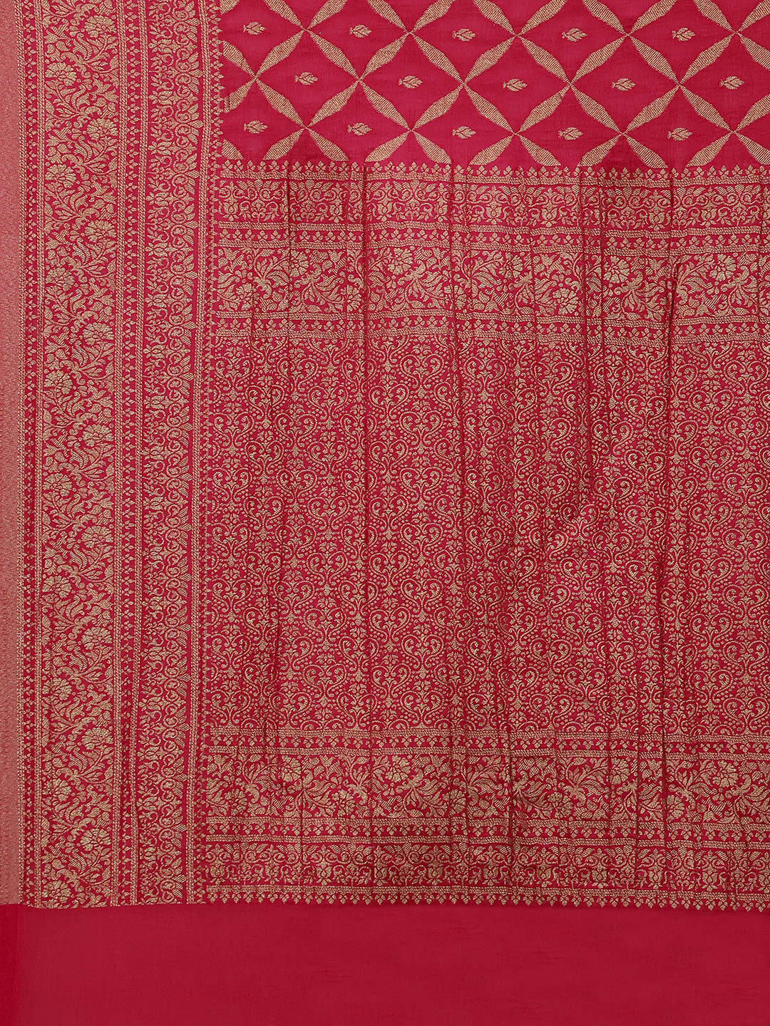 Woven Jaal Georgette Saree