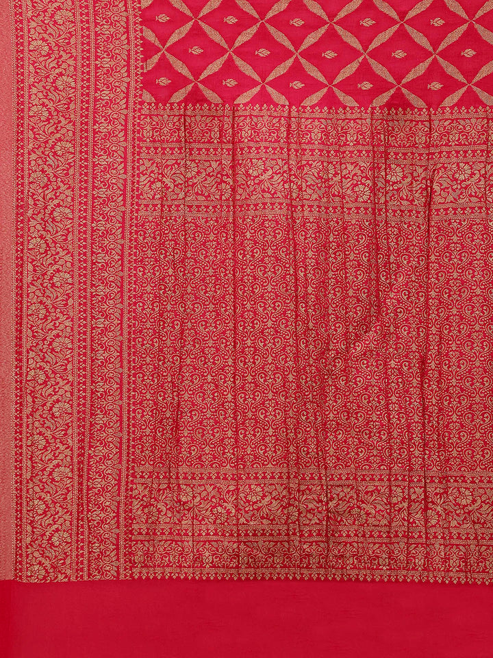Woven Jaal Georgette Saree