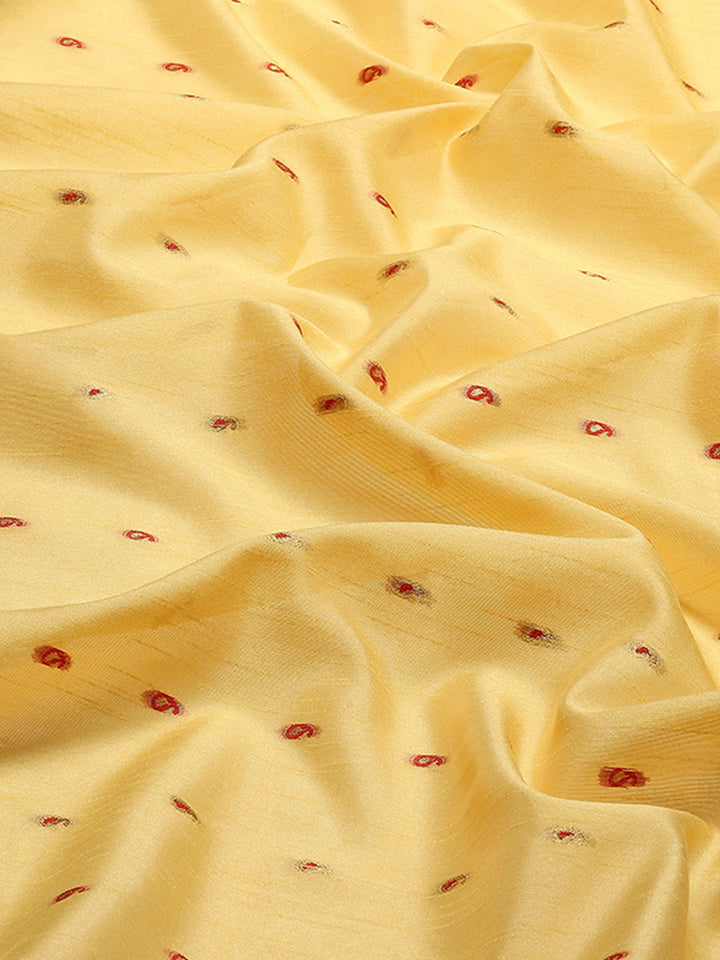 Woven Border Booti Art Silk Saree