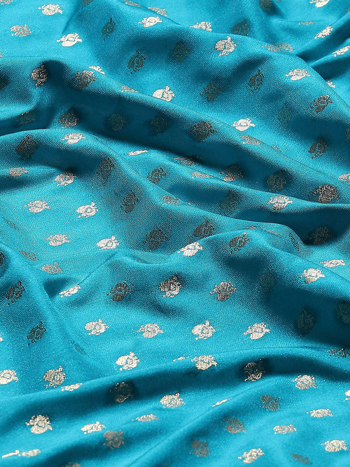 Zari Jaal Woven Art Silk Saree