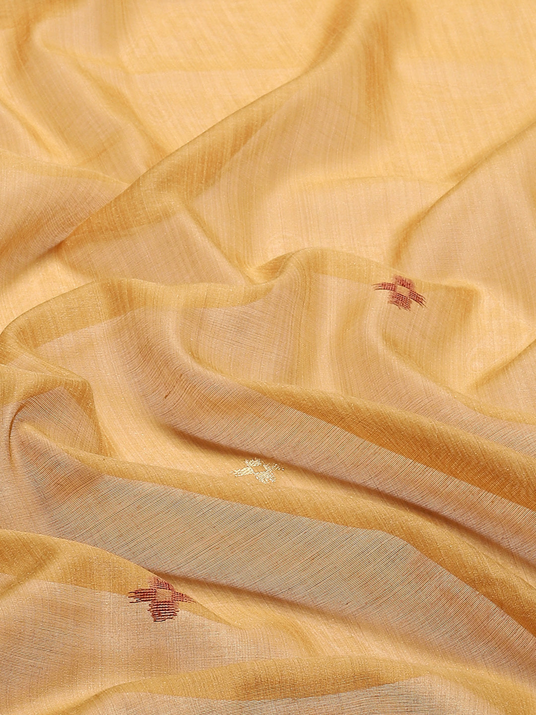 Woven Border Booti Art Silk Saree