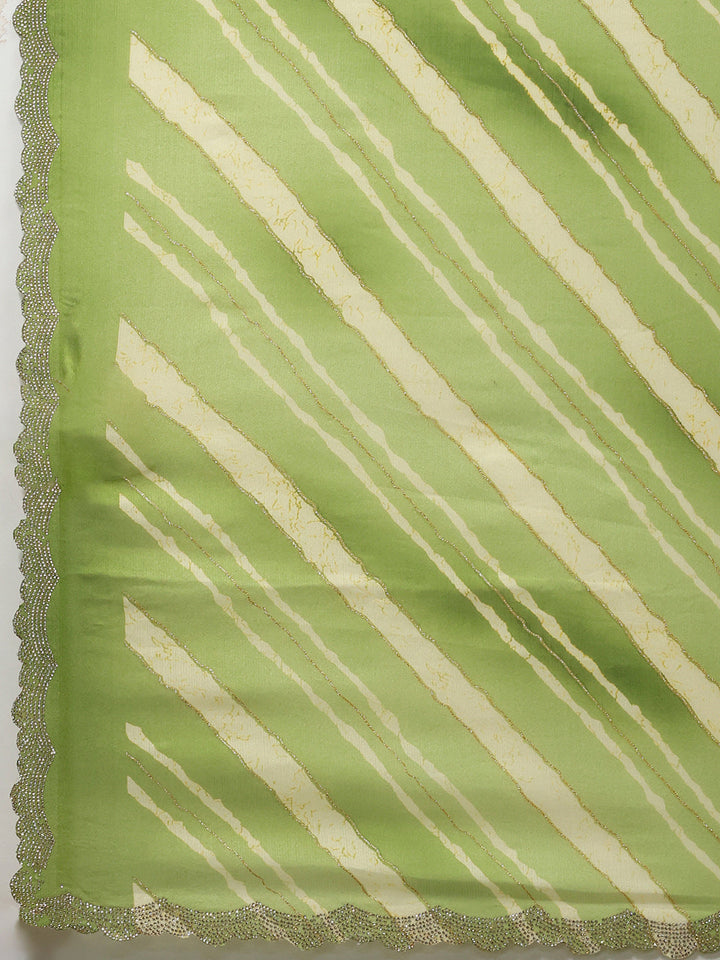 Digital Printed Chiffon Saree