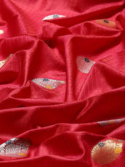 Zari Jaal Woven Art Silk Saree