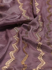 Embroidery Border Organza Saree