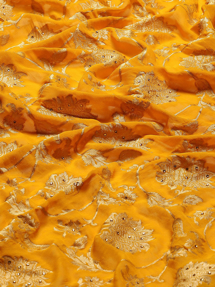 Khaddi Woven Banarasi Saree
