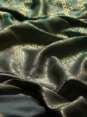 Zari Border Booti Art Silk Woven Saree