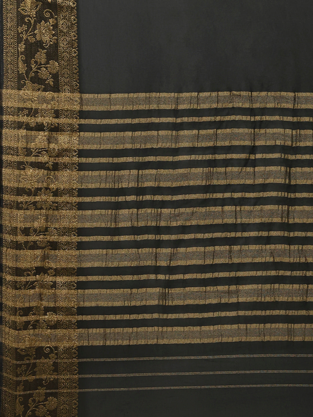 Woven Border Chiffon Woven Saree