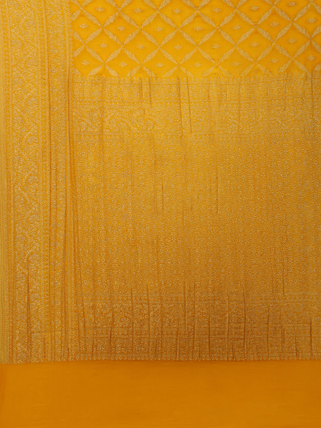 Woven Jaal Georgette Saree