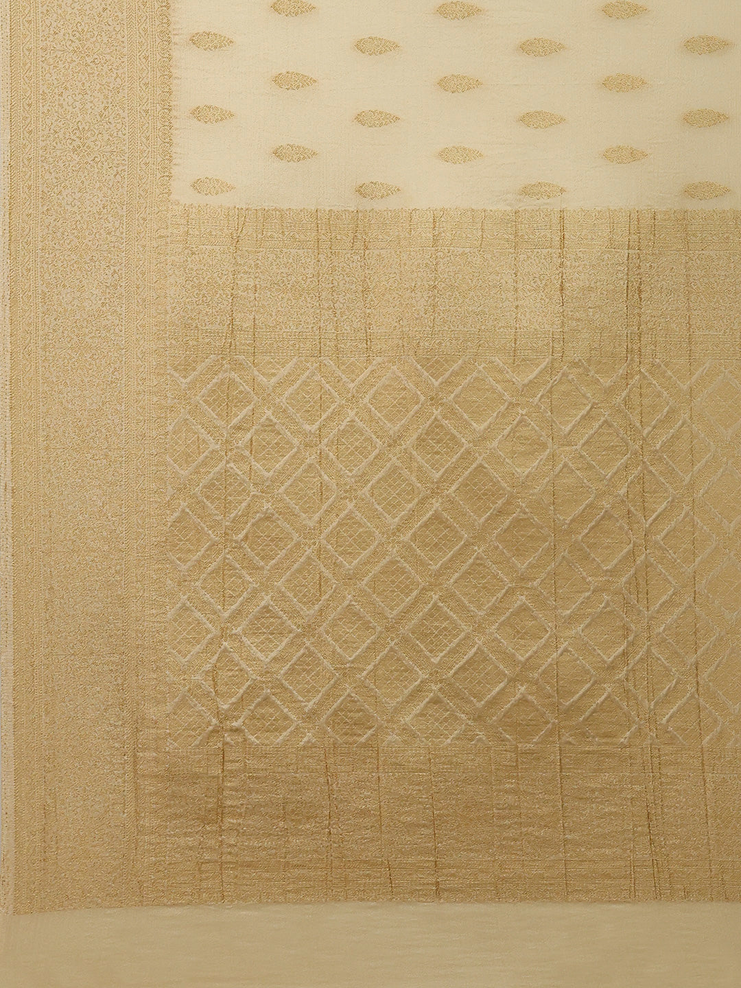 Woven Border Georgette Saree