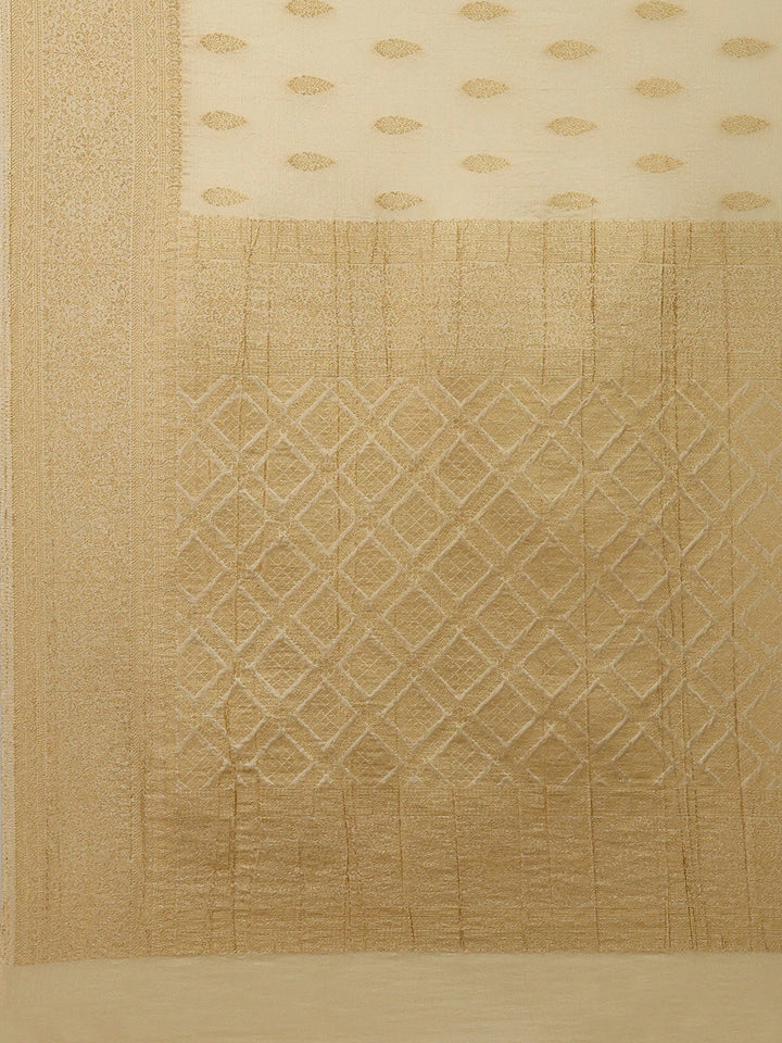 Woven Border Georgette Saree