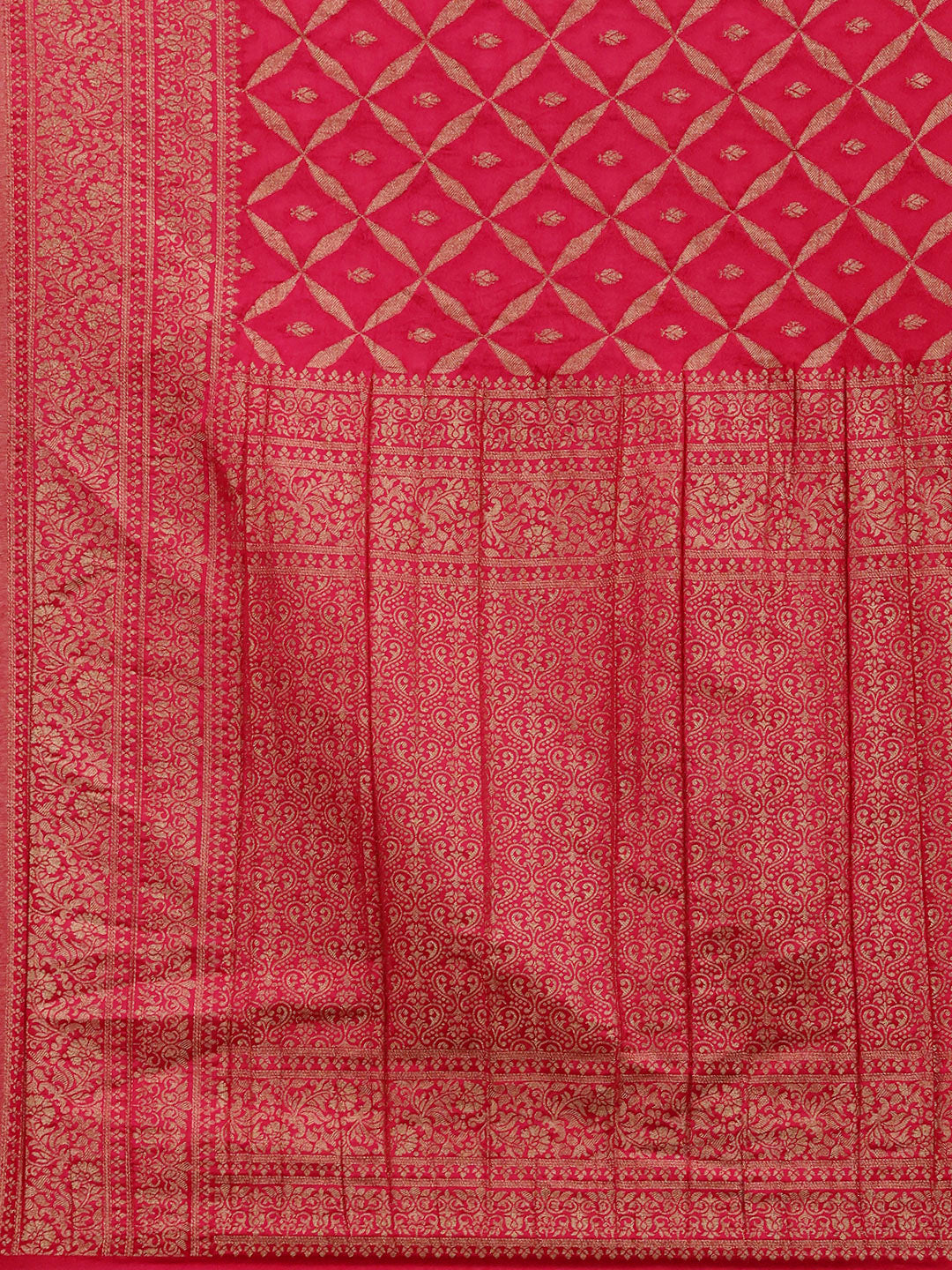 Woven Jaal Georgette Saree