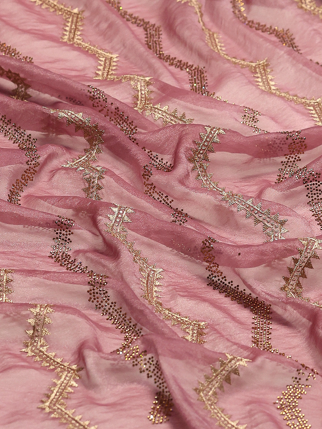 Embroidery Border Organza Saree