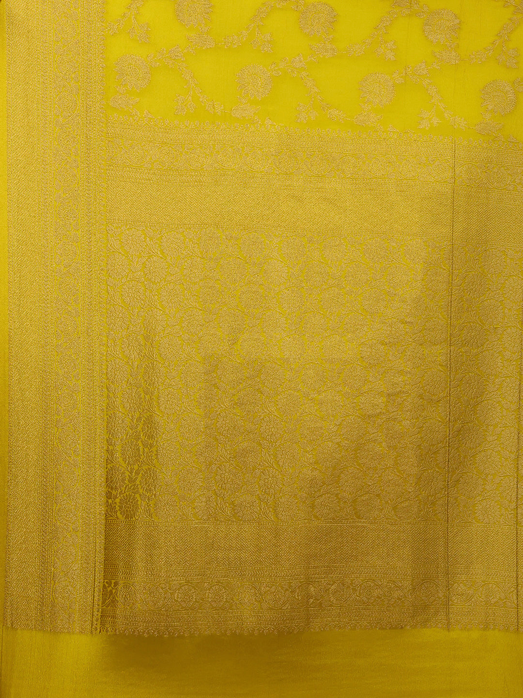 Woven Border Georgette Saree
