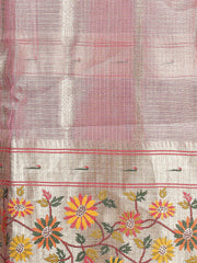 Woven Tissue Unstitched Suit Piece With Dupatta