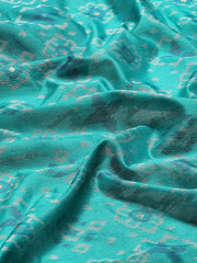 Woven Border Booti Art Silk Saree