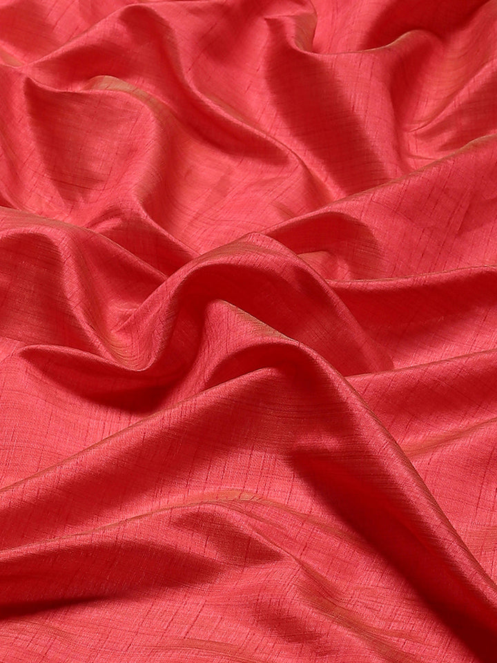 Zari Border Booti Art Silk Woven Saree