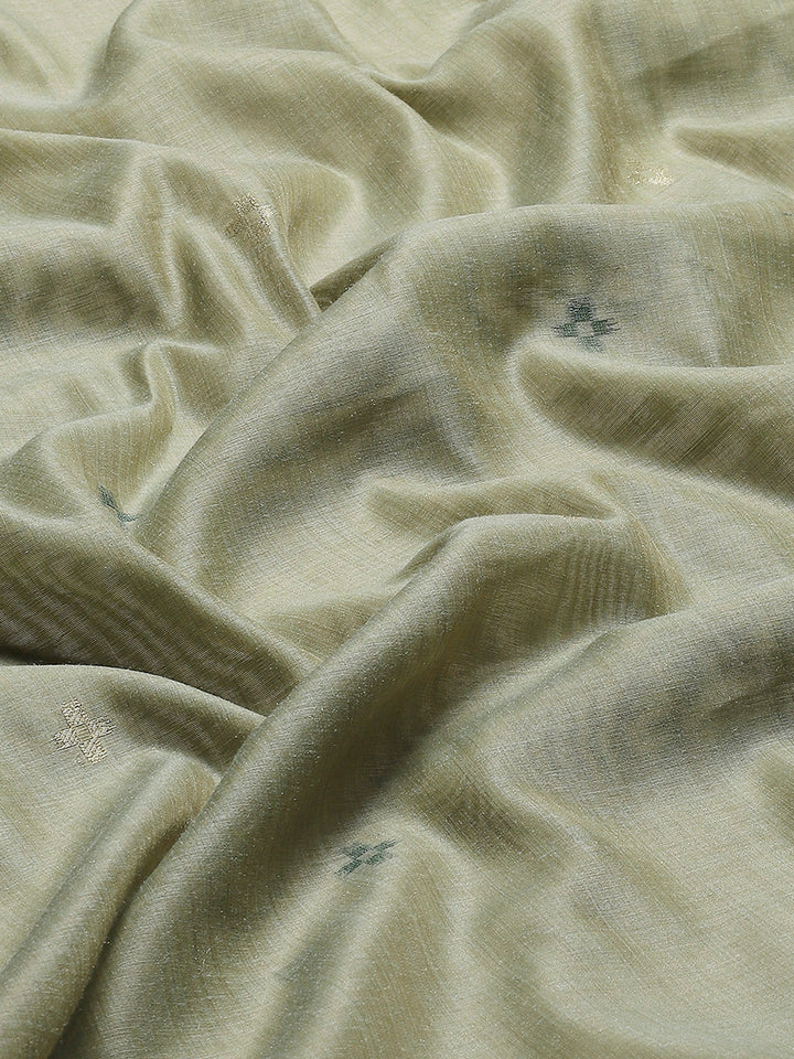 Woven Border Booti Art Silk Saree