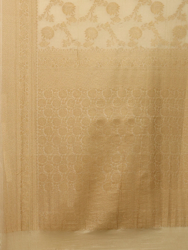 Woven Border Georgette Saree