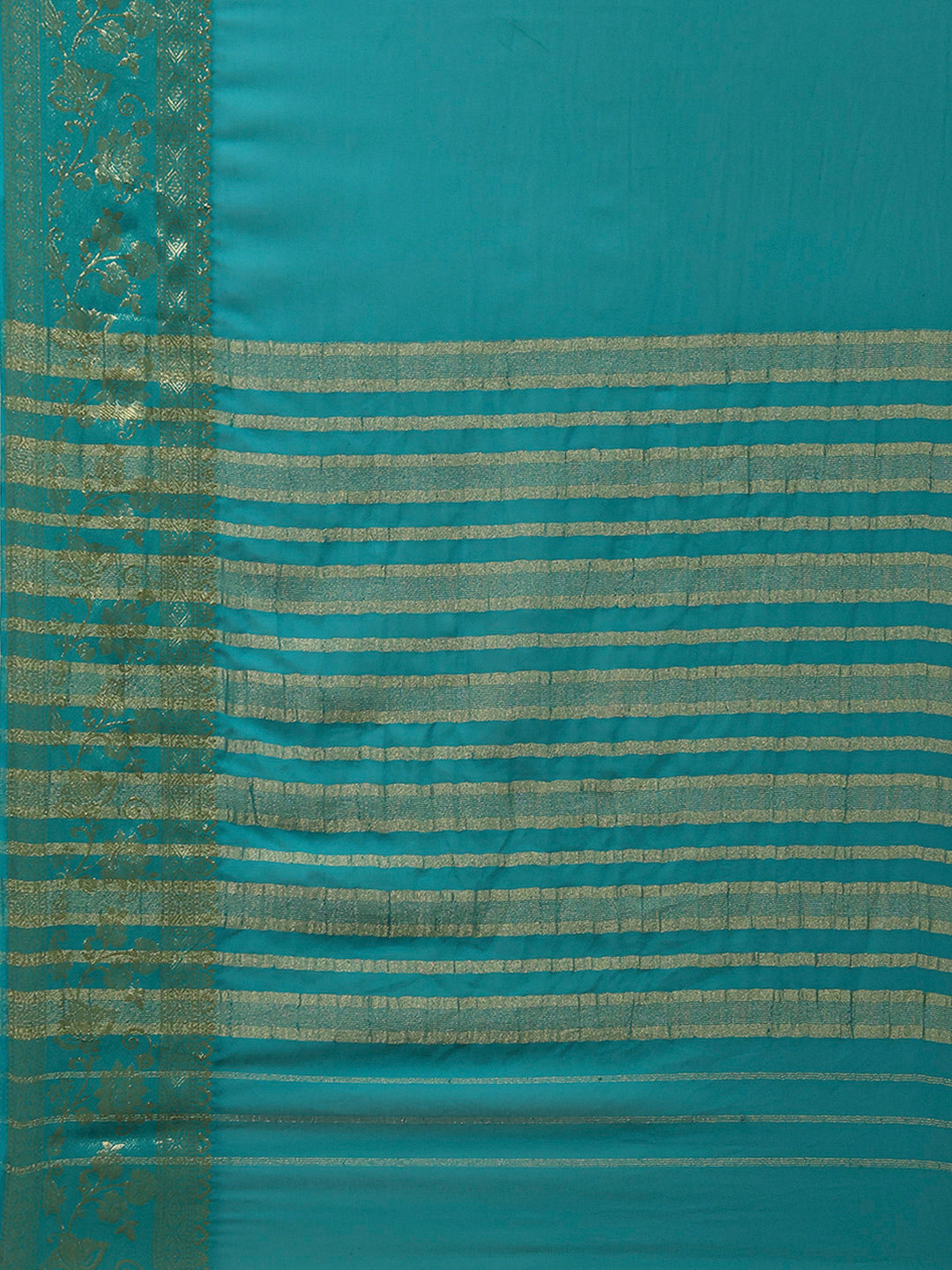 Woven Border Chiffon Woven Saree