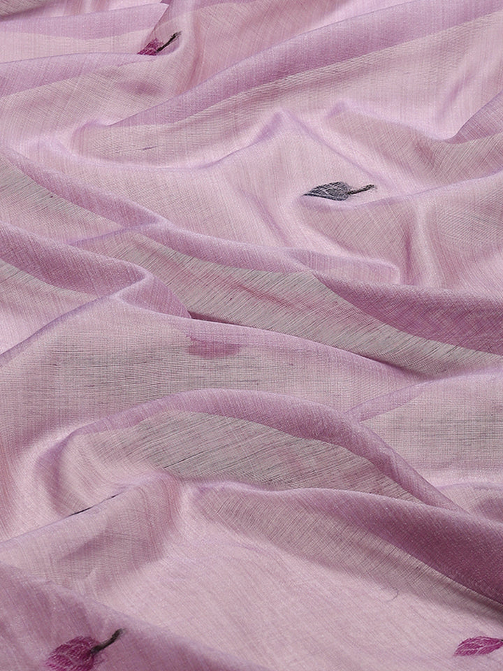 Woven Border Booti Art Silk Saree