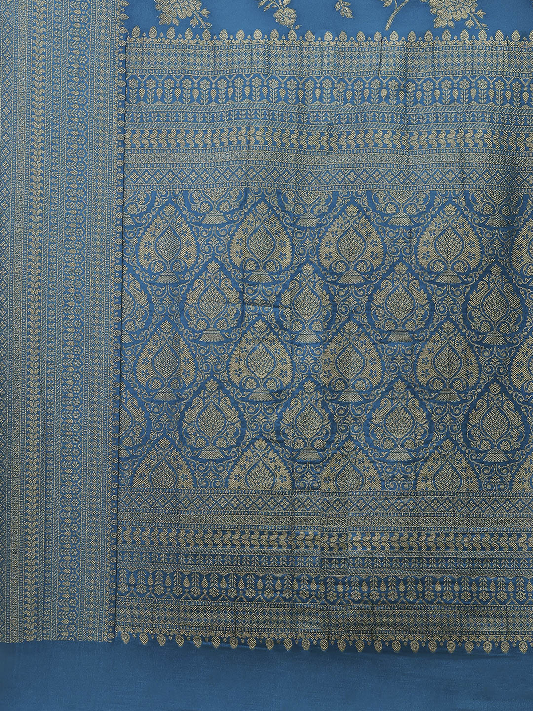 Woven Border Georgette Saree