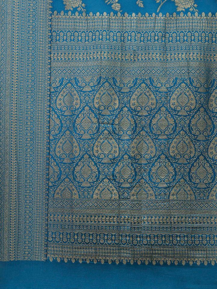 Woven Border Georgette Saree
