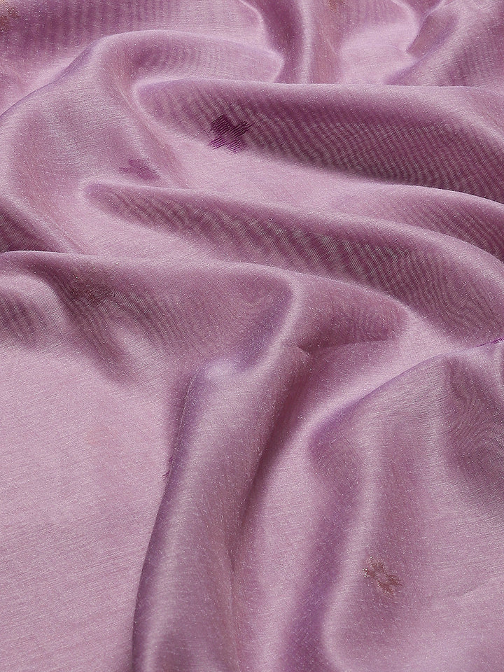 Woven Border Booti Art Silk Saree