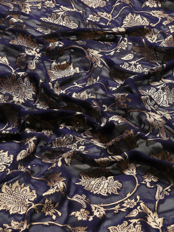 Khaddi Woven Banarasi Saree