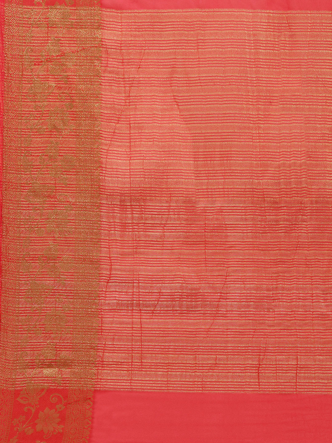 Woven Border Chiffon Woven Saree