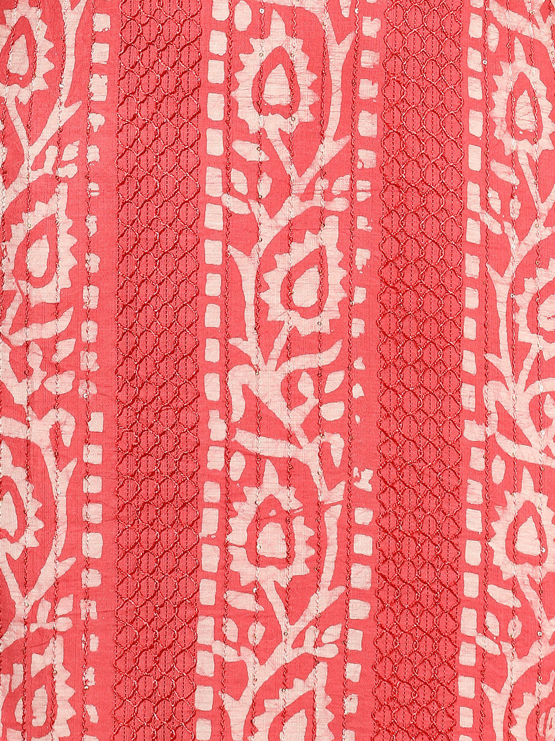Neck Patti Printed Cotton Unstitched Suit Piece With Dupatta