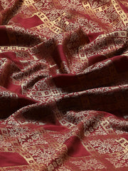 Zari Border Booti Art Silk Woven Saree