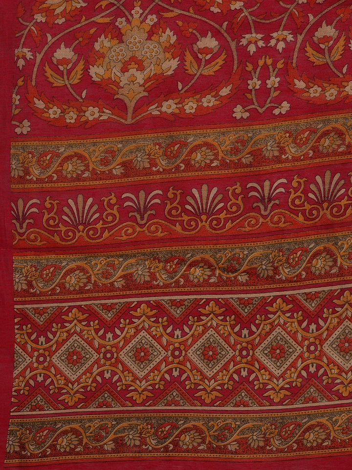 Digital Printed Art Silk Saree