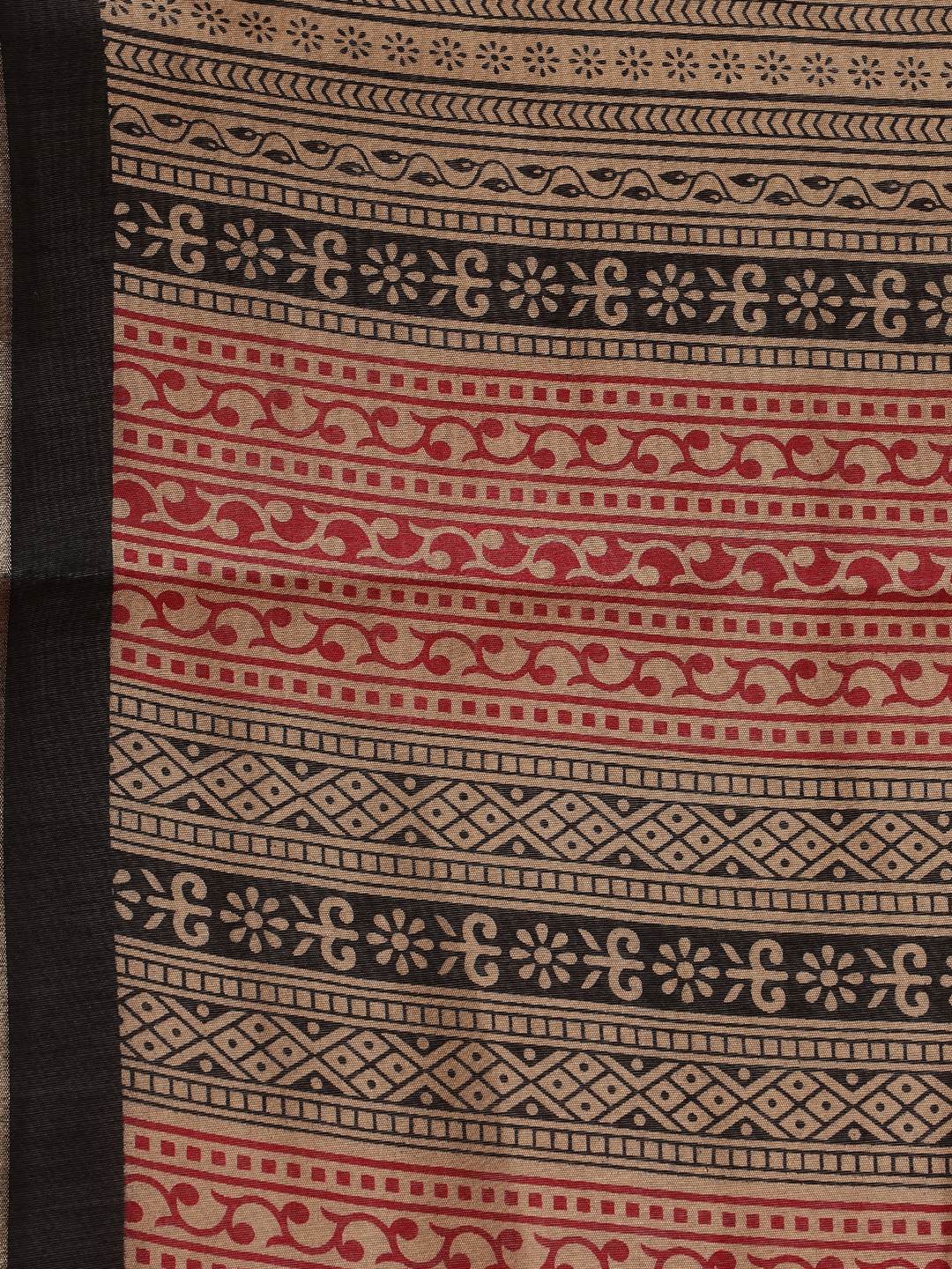 Digital Printed Art Silk Saree