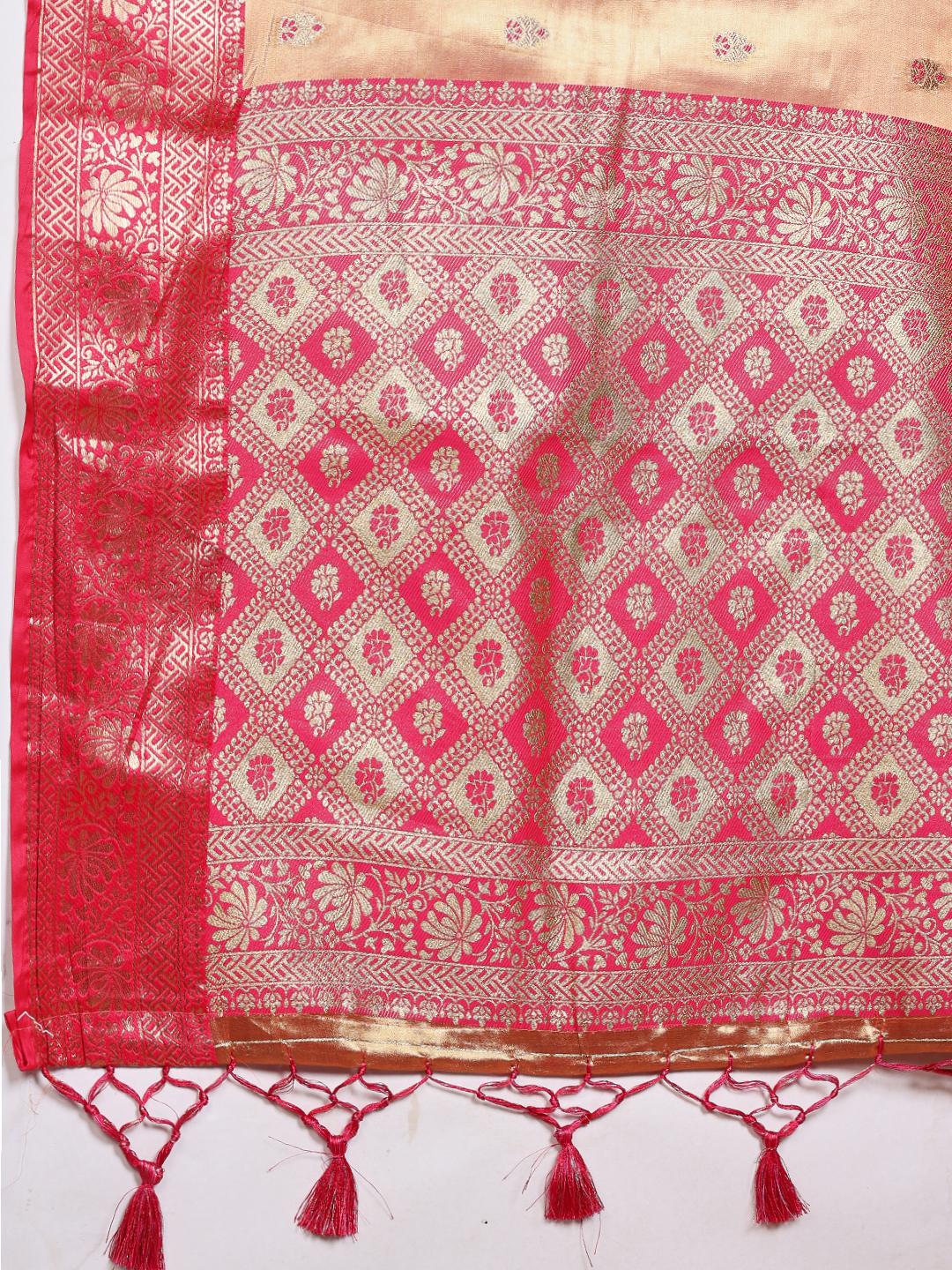 Woven Design Tissue Saree