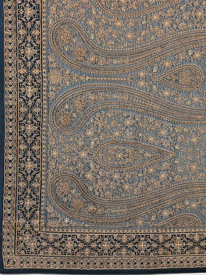 Embroidered Georgette Saree