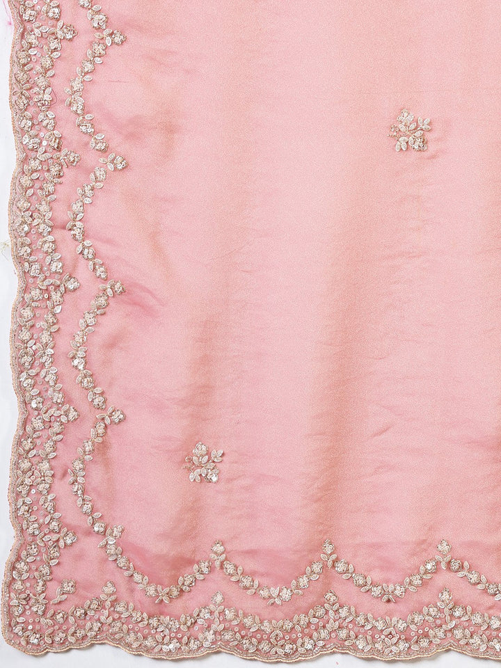 Embroidered Georgette Saree