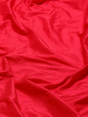 Plain Zari Border Woven Saree