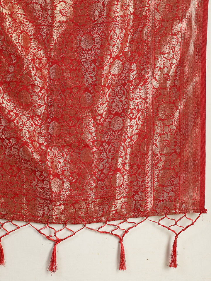 Zaari Jaal Crepe Saree