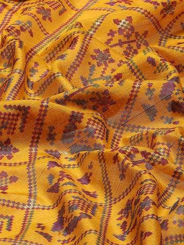 Patola Printed Tussar Woven Saree