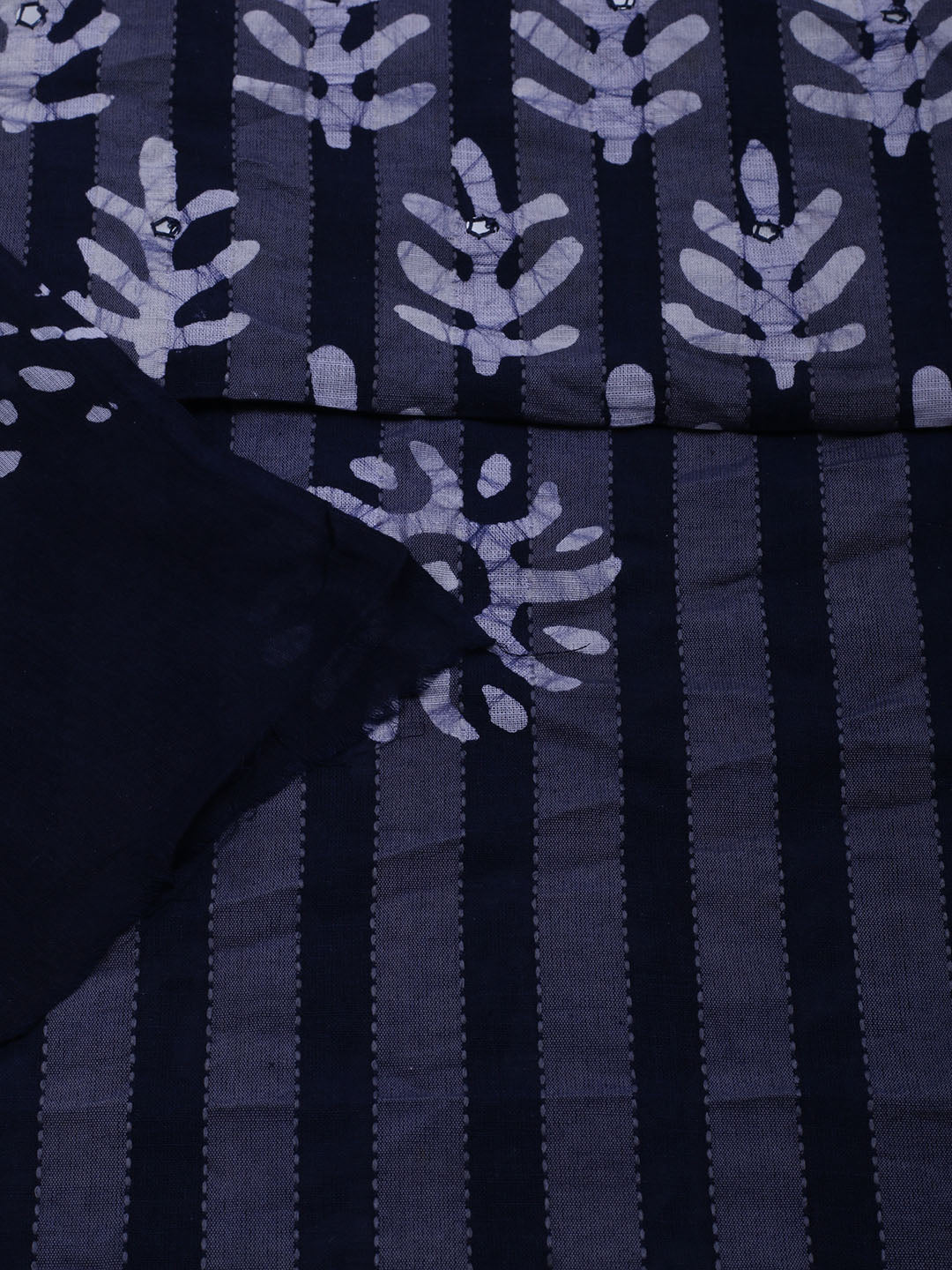 Printed Cotton Blend Unstitched Suit With Dupatta