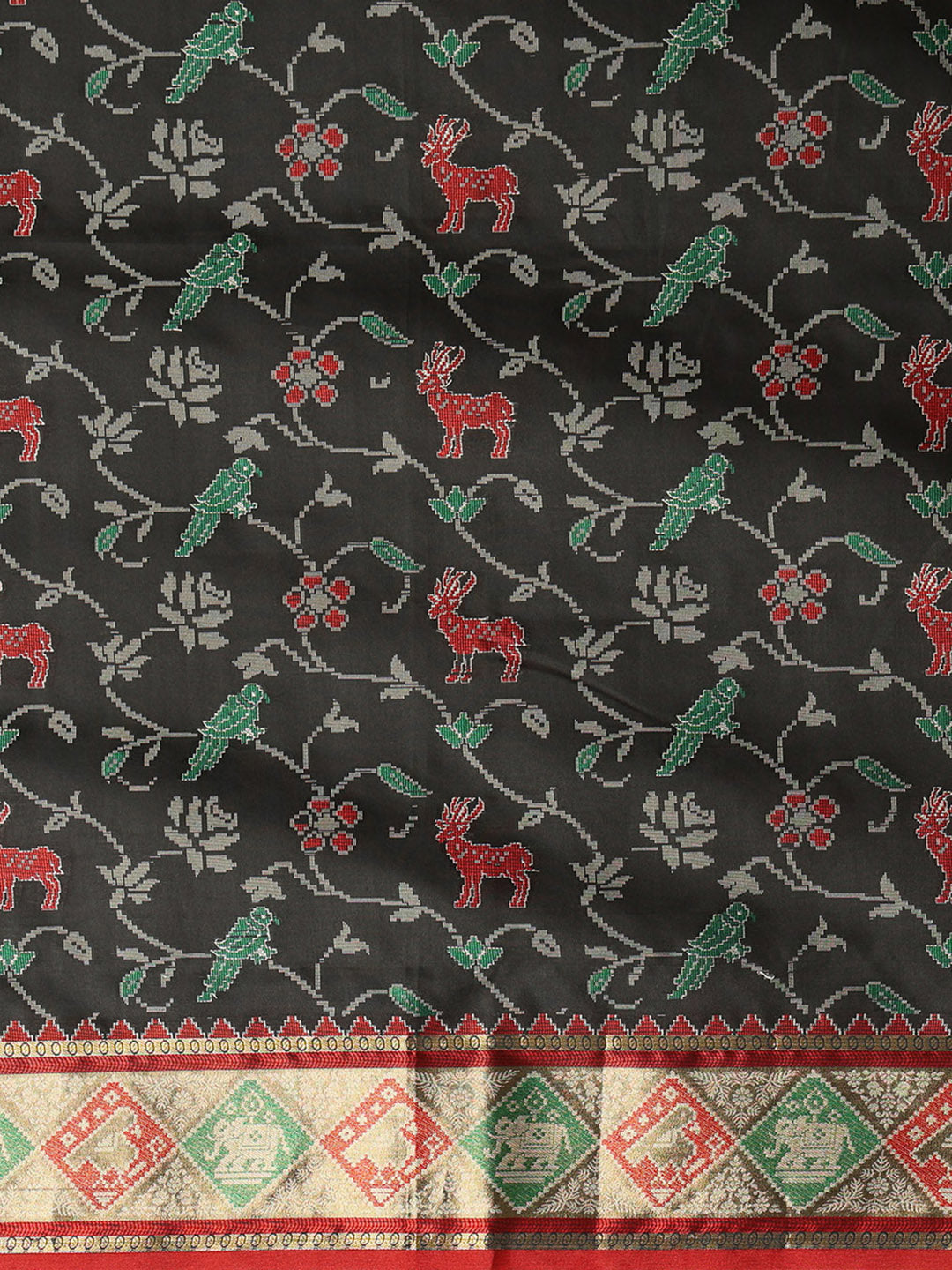 Printed Art Silk Patola Saree