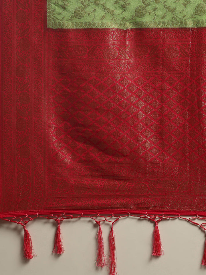 Plain Crepe Saree