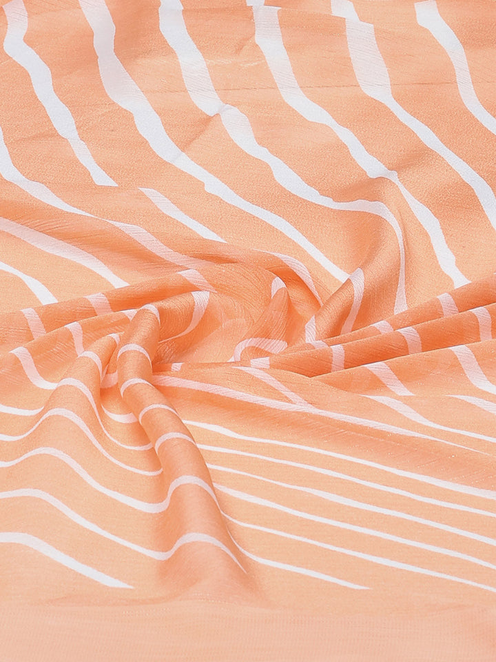Floral Printed Chiffon Woven Saree