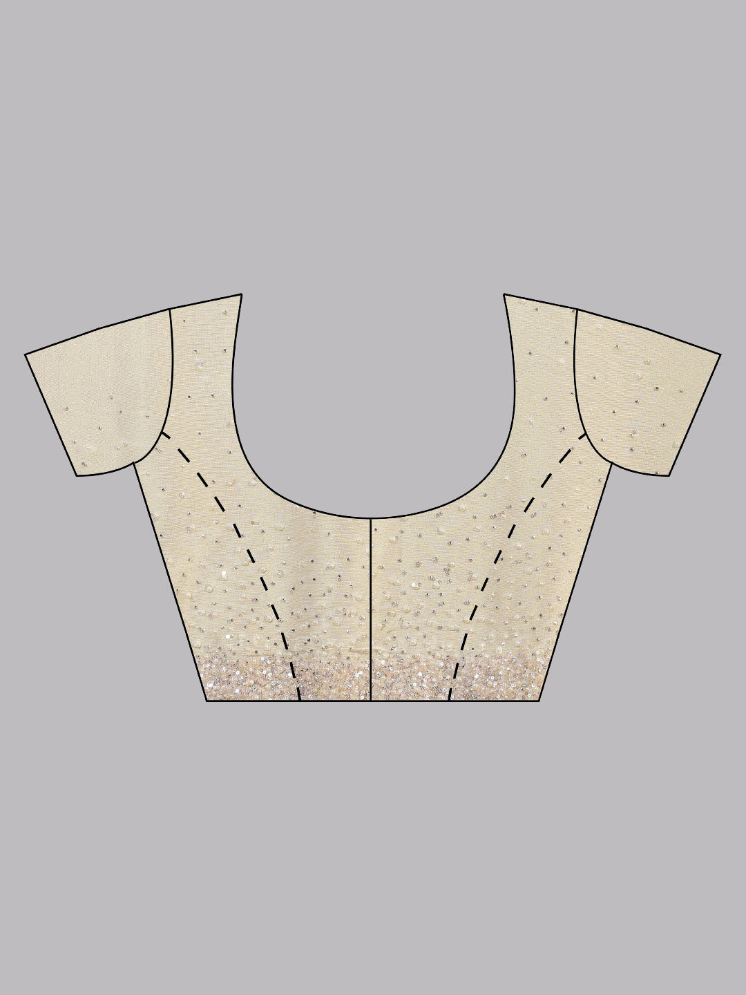 Sequence Embroidery Tissue Saree