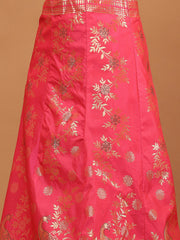 Banarasi Unstitched Choli With Lehenga & Dupatta